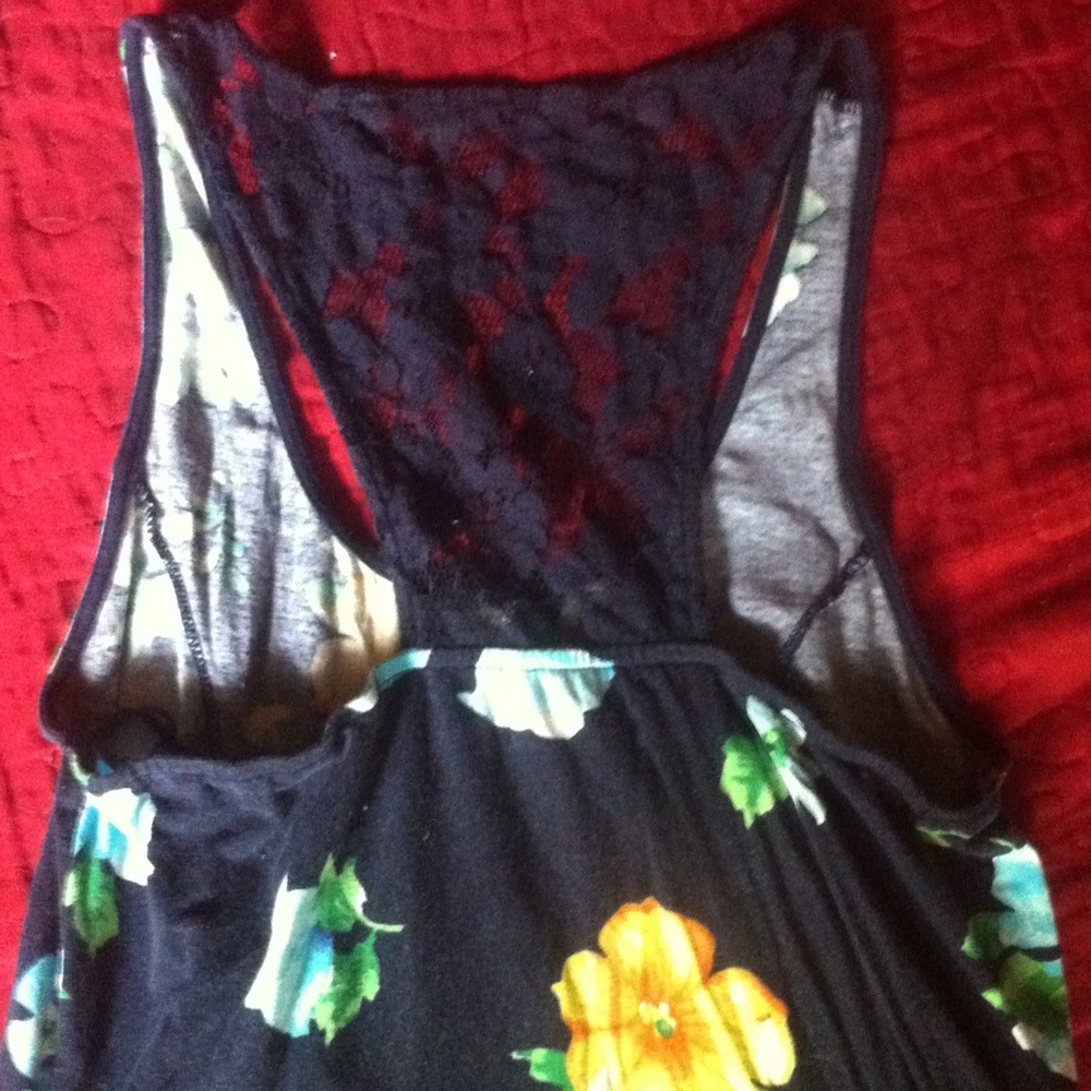 💕Cute Lace Racerback Sundress👗 - Picture 2 of 3